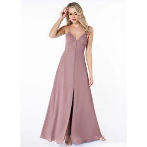 Azazie Alaya Dress - Dusty Rose - Size A6